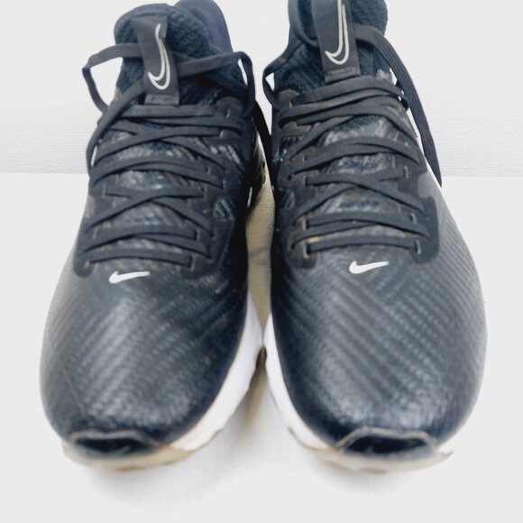 Nike Men\'s Black White Air Zoom Infinity Tour Mesh Athletic Golf Shoes Size 10 main image 6